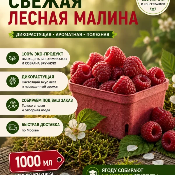 купить лесную малину в москве