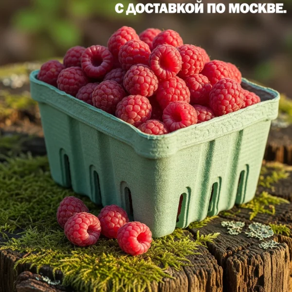 Свежая лесная малина с доставкой по Москве