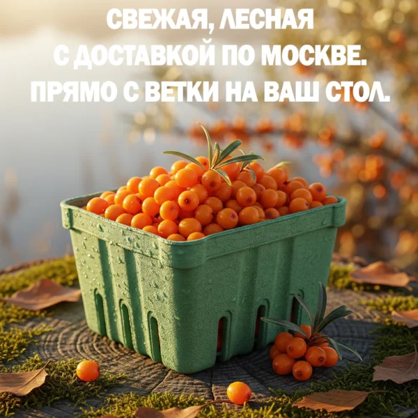 Свежая лесная облепиха с доставкой по Москве